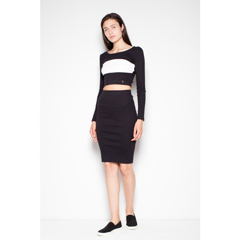 VENATON Černý sportovně elegantní set VT033 Black Černá 62121017