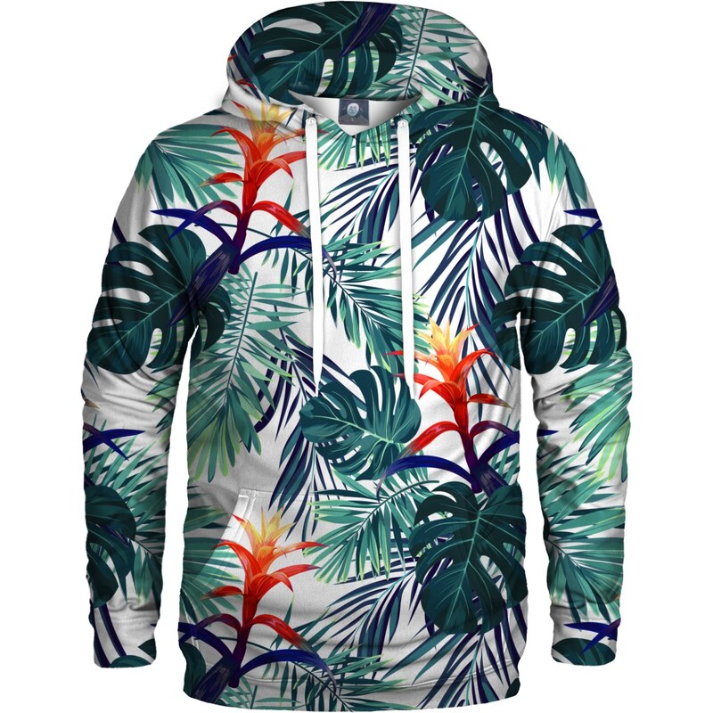 Aloha From Deer Tropic Mikina s kapucí H-K AFD342 Green