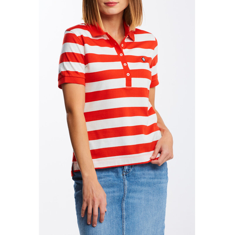 POLOKOŠILE GANT D1. BAR STRIPED SS POLO LAVA RED 115490666