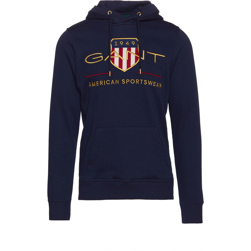 MIKINA GANT ARCHIVE SHIELD HOODIE modrá M