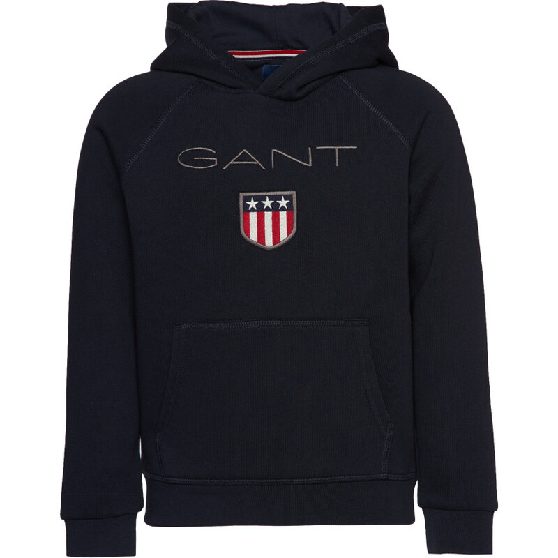 MIKINA GANT SHIELD HOODIE modrá 98/104