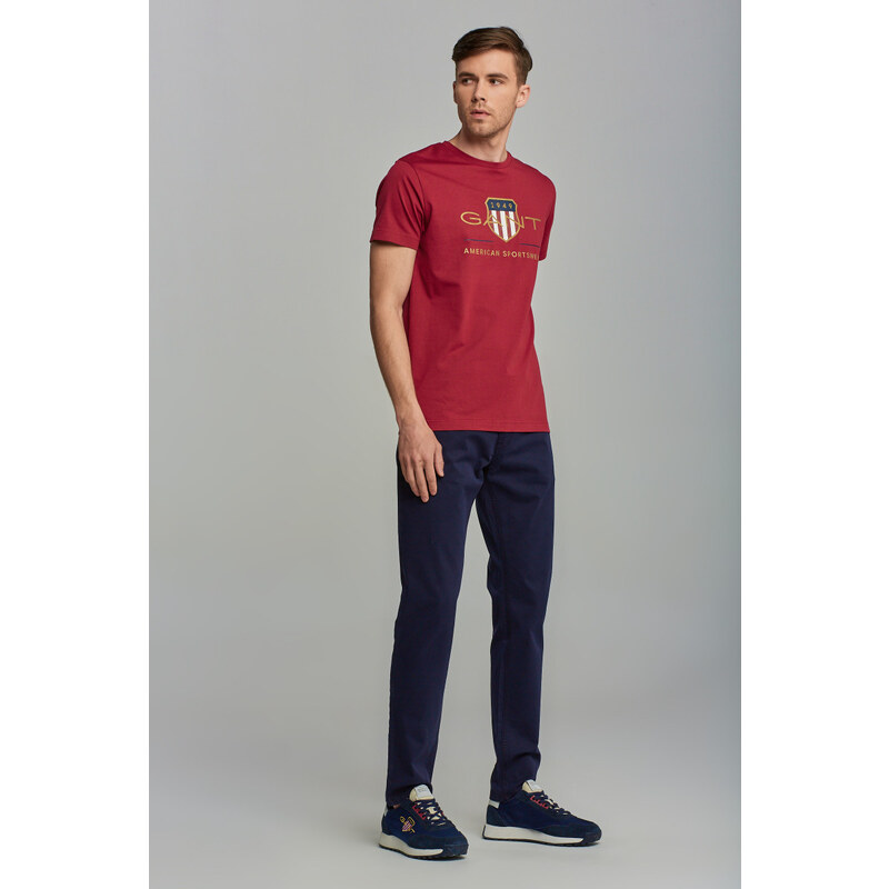 DŽÍNY GANT D2. HAYES GANT RETRO SHIELD JEANS modrá 38/34