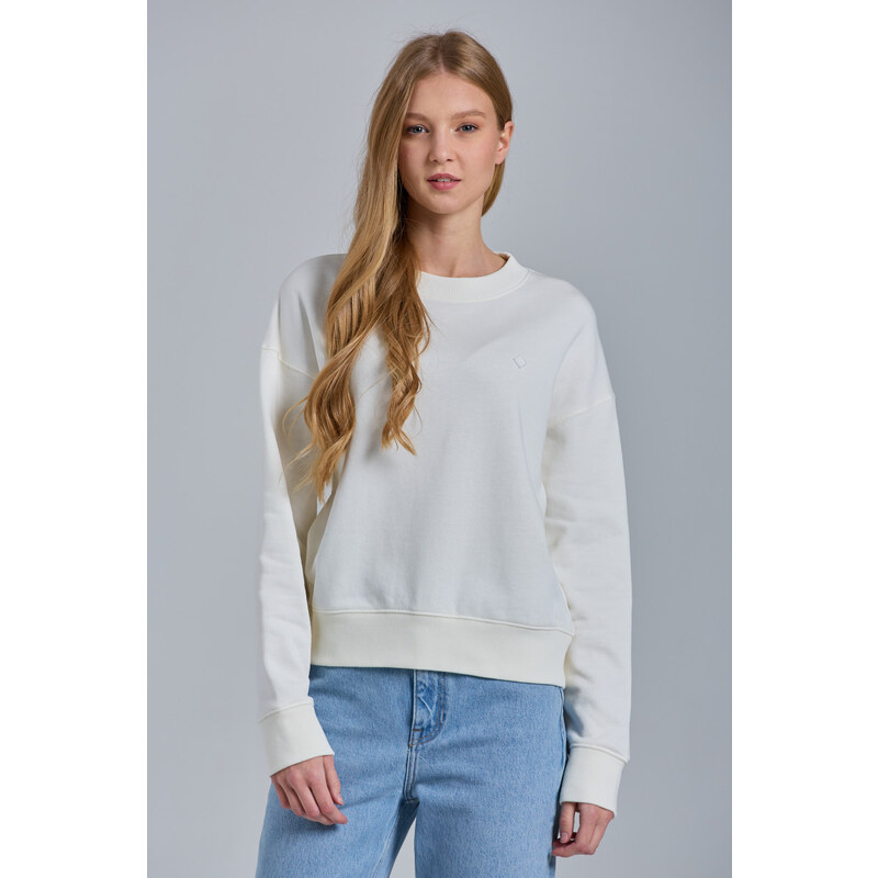 MIKINA GANT D1. ICON G ESSENTIAL C-NECK SWEAT bílá S