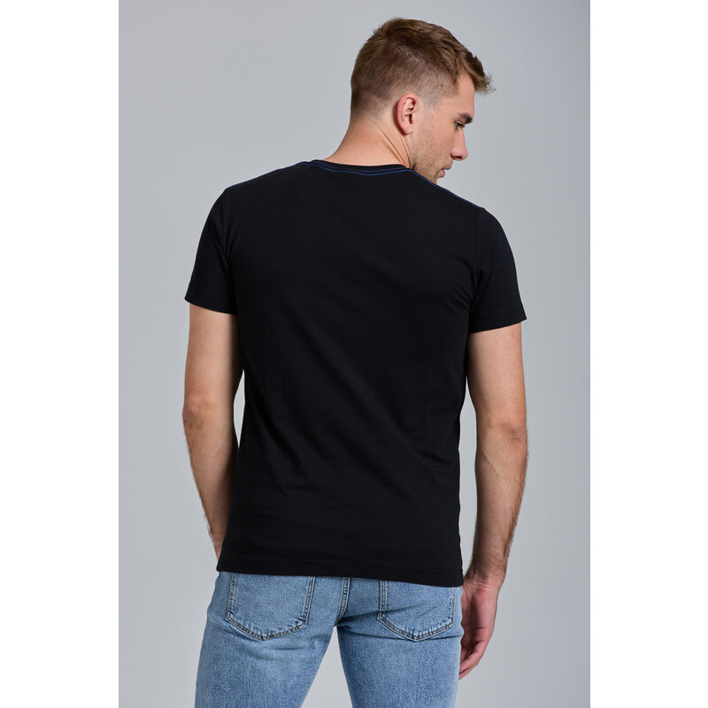 TRIČKO GANT CONTRAST LOGO SS T-SHIRT černá S