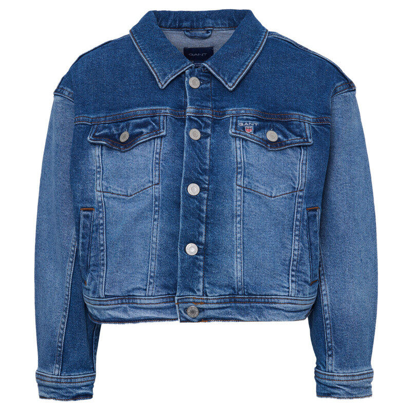 BUNDA GANT D1. DENIM JACKET modrá 170