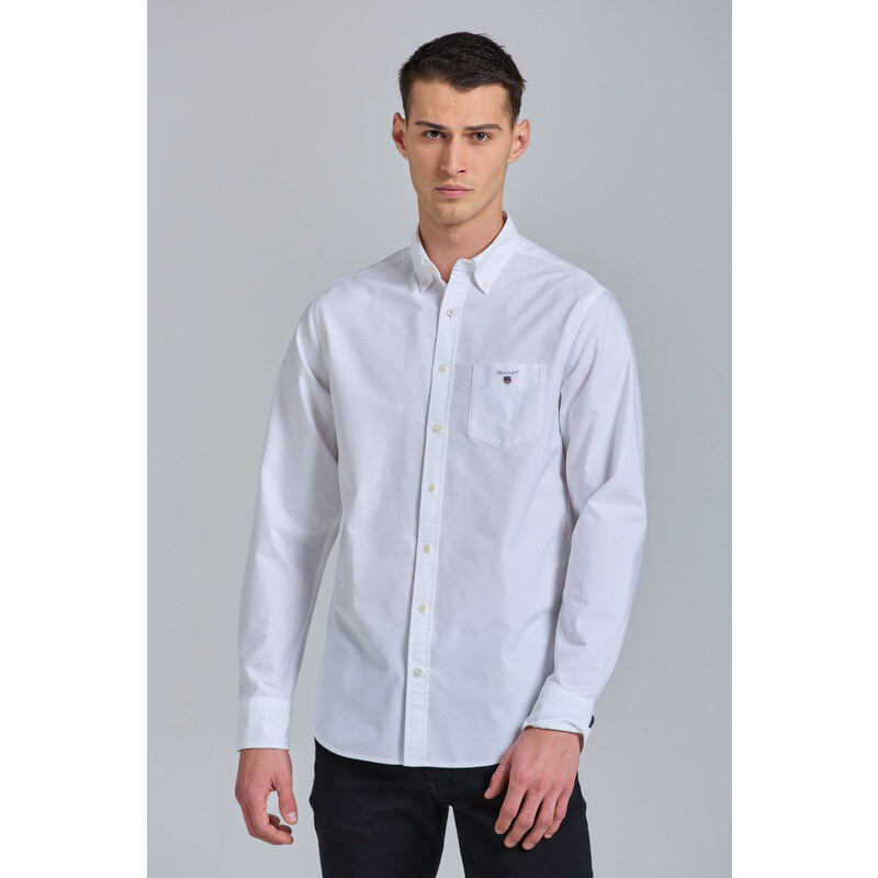 KOŠILE GANT REG OXFORD SHIRT BD bílá S