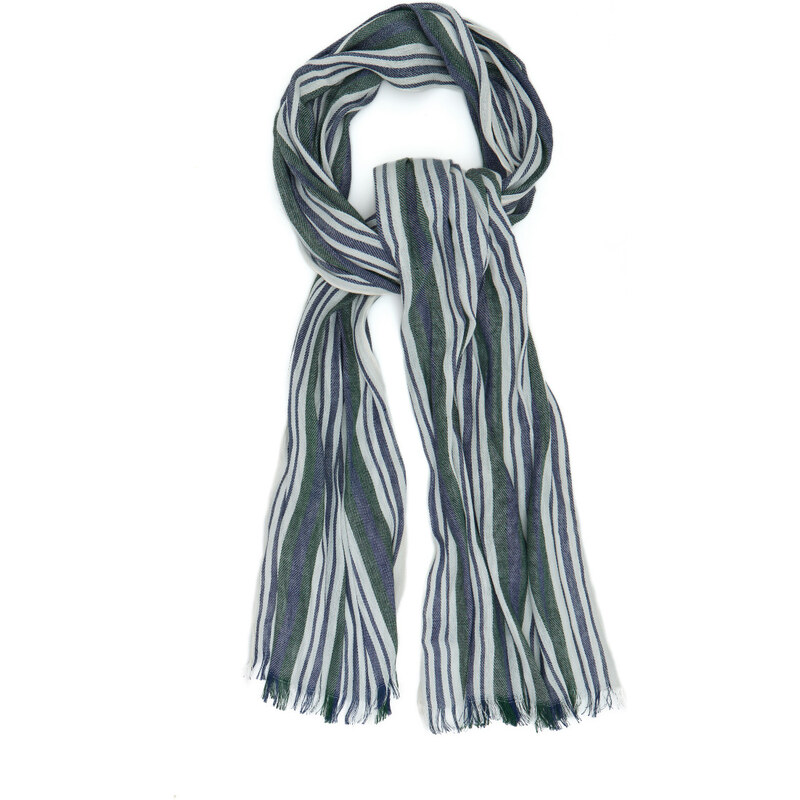 ŠÁLA GANT D2. LINEN SCARF modrá None