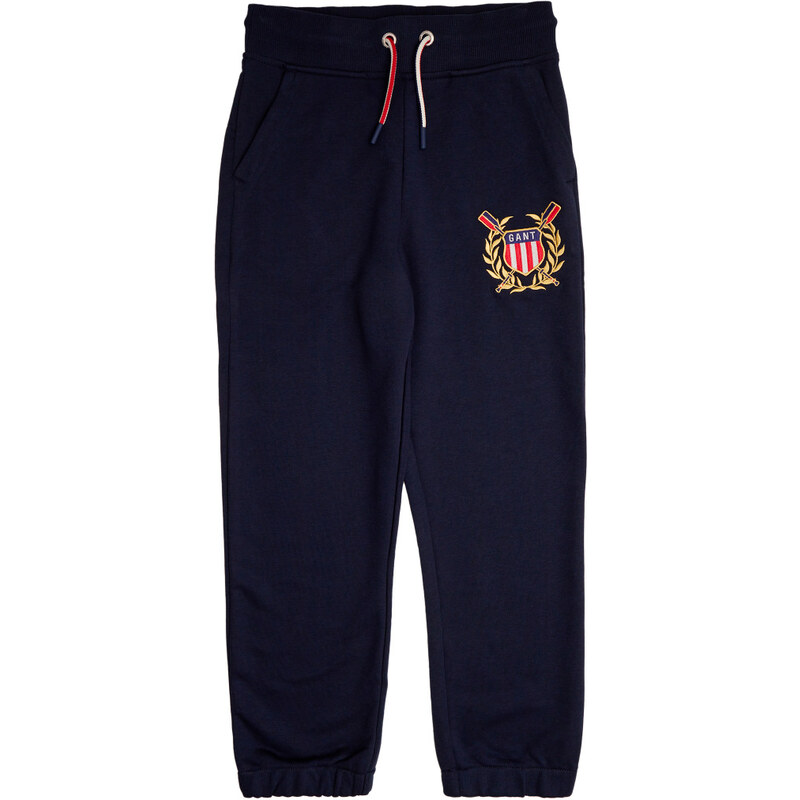 TEPLÁKY GANT D1. GANT ROWING SHIELD SWEAT PANTS modrá 122/128