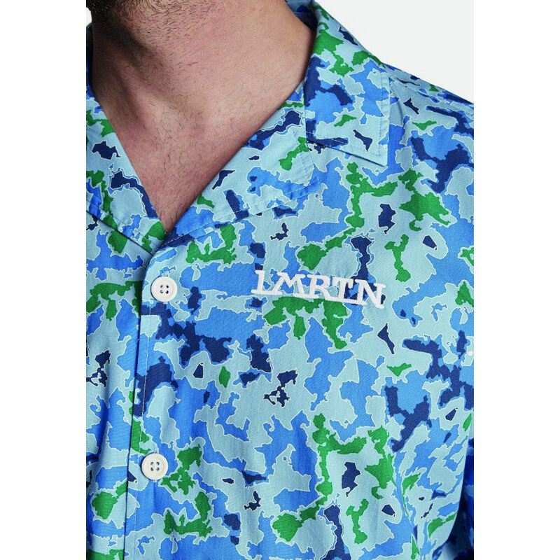 KOŠILE LA MARTINA MAN SHIRT S/S PRINTED POPLIN