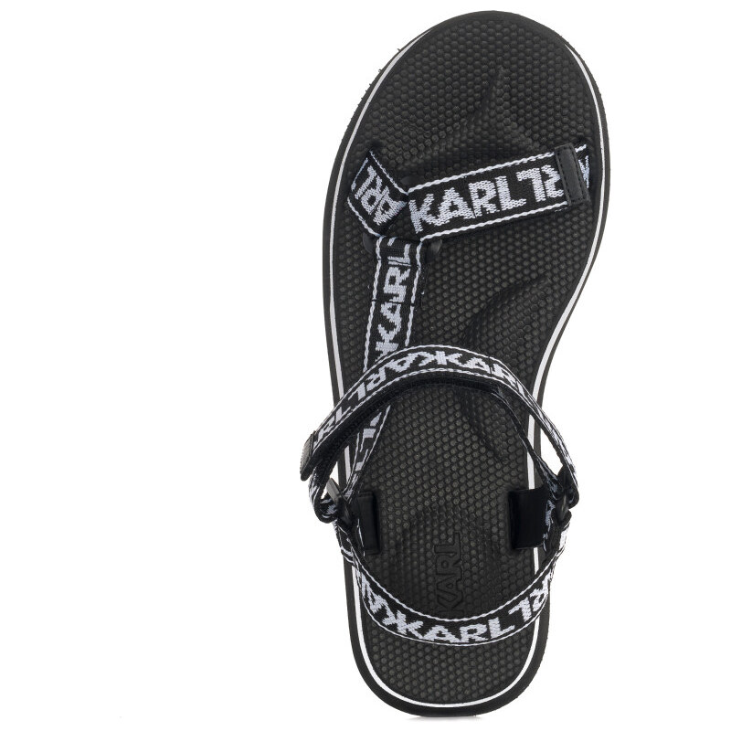 SANDÁLE KARL LAGERFELD VELOCITA WEDGE KARL CARES WEB STRAP