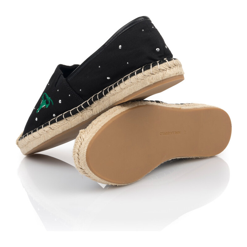 ESPADRILKY KARL LAGERFELD KAMINI KARNIMAL BADGE SLIP