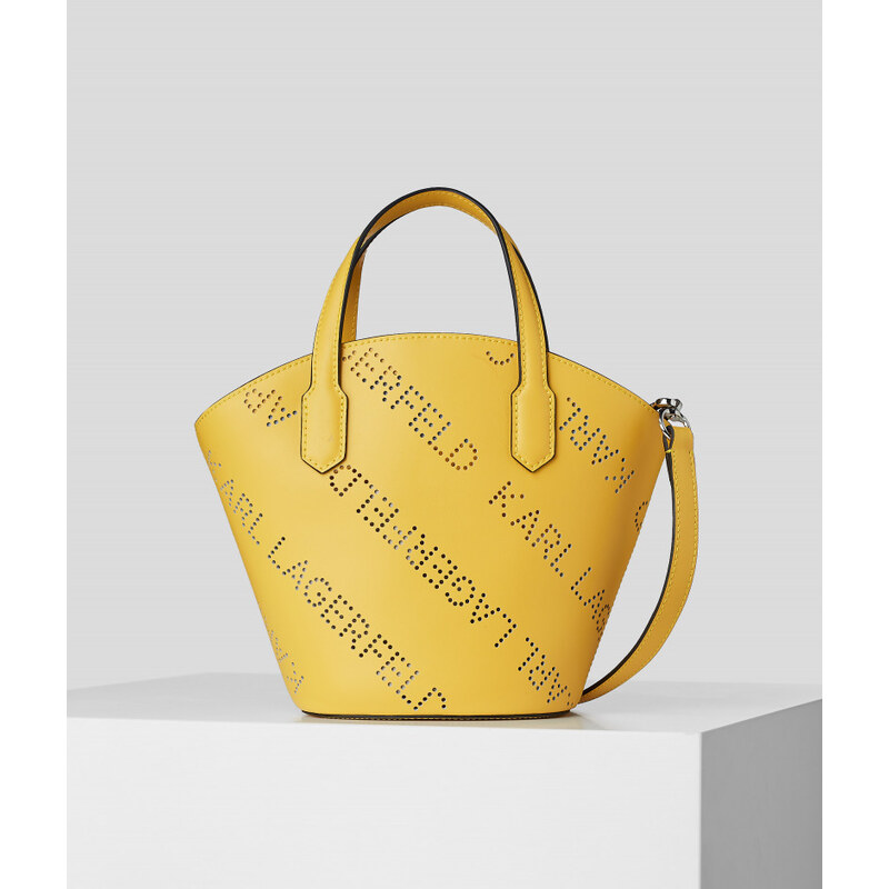 KABELKA KARL LAGERFELD K/PUNCHED LOGO SMALL TOTE