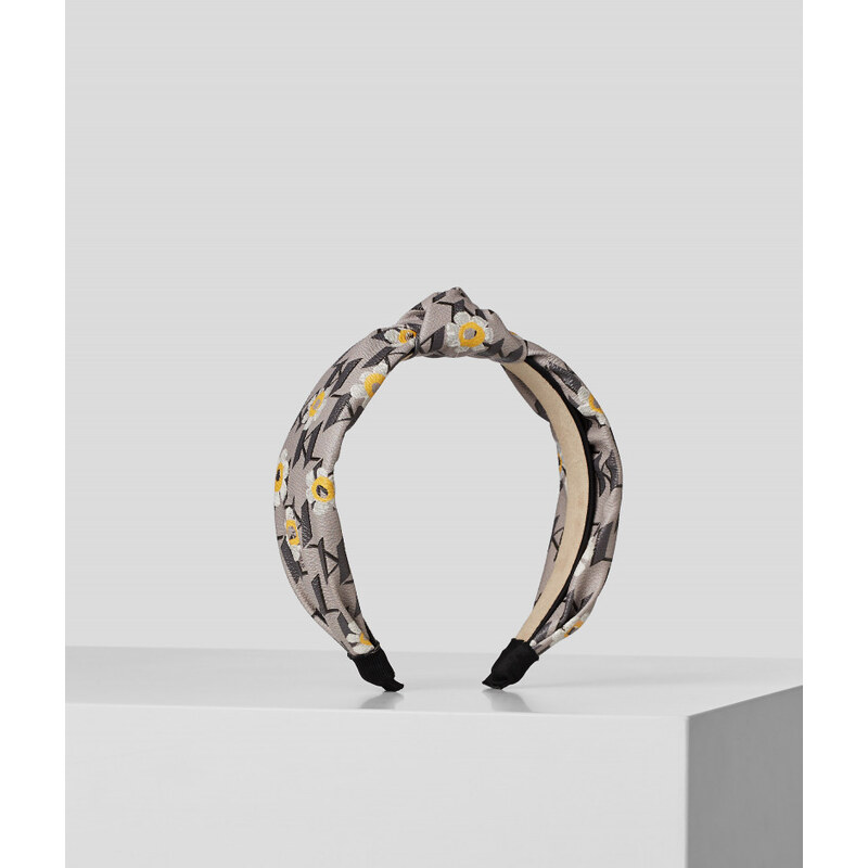 ČELENKA KARL LAGERFELD K/MONOGRAM FLOWER HEADBAND