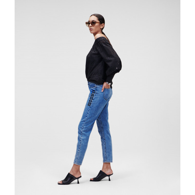 DŽÍNY KARL LAGERFELD GF DENIM PANTS W/ BIG KL