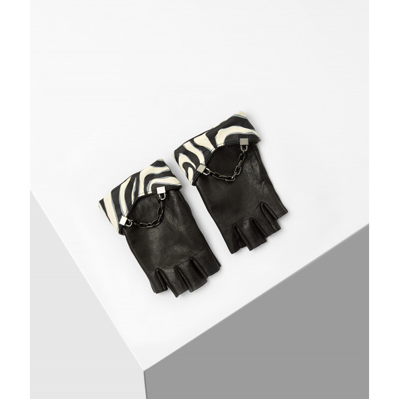 RUKAVICE KARL LAGERFELD K/KARL SEVEN ZEBRA GLOVE