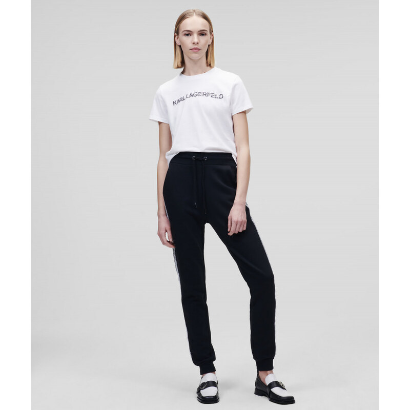 TEPLÁKY KARL LAGERFELD LOGO TAPE SWEAT PANTS