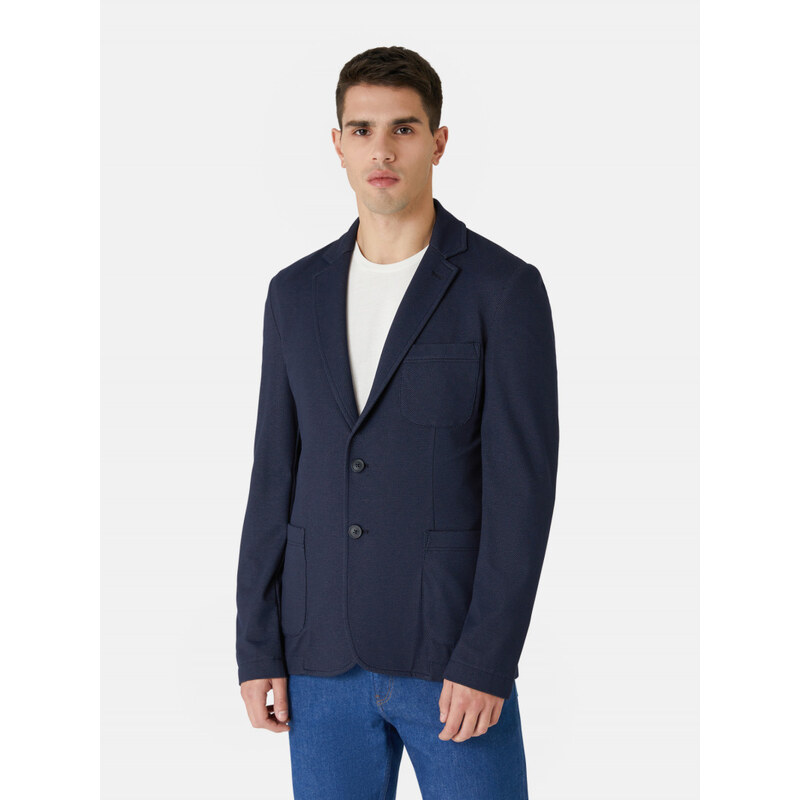 BLEJZR TRUSSARDI BLAZER DIAGONAL JERSEY