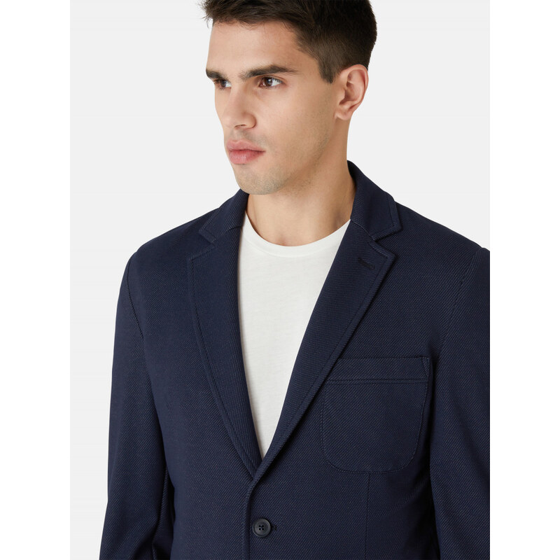 BLEJZR TRUSSARDI BLAZER DIAGONAL JERSEY