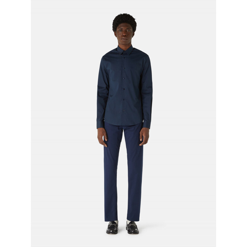 DŽÍNY TRUSSARDI 5 POCKET COLOR 370 CLOSE SLIM TAPERED FIT