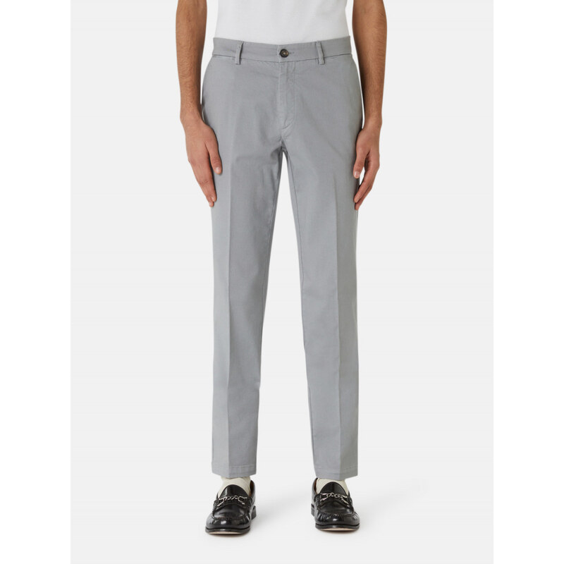 KALHOTY TRUSSARDI TROUSERS AVIATOR FIT GABARDINE