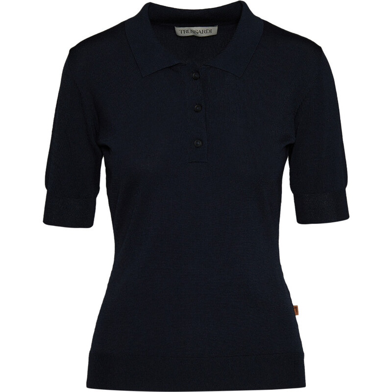 SVETR TRUSSARDI SWEATER POLO VISCOSE STRETCH