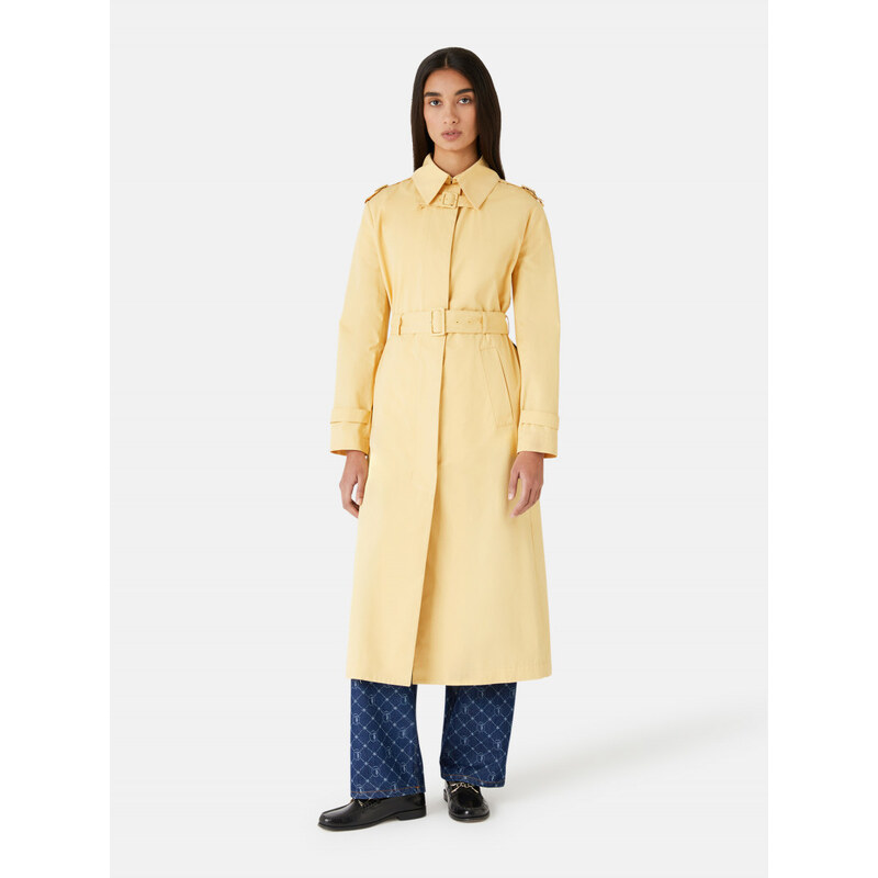 KABÁT TRUSSARDI TRENCH COTTON GABARDINE