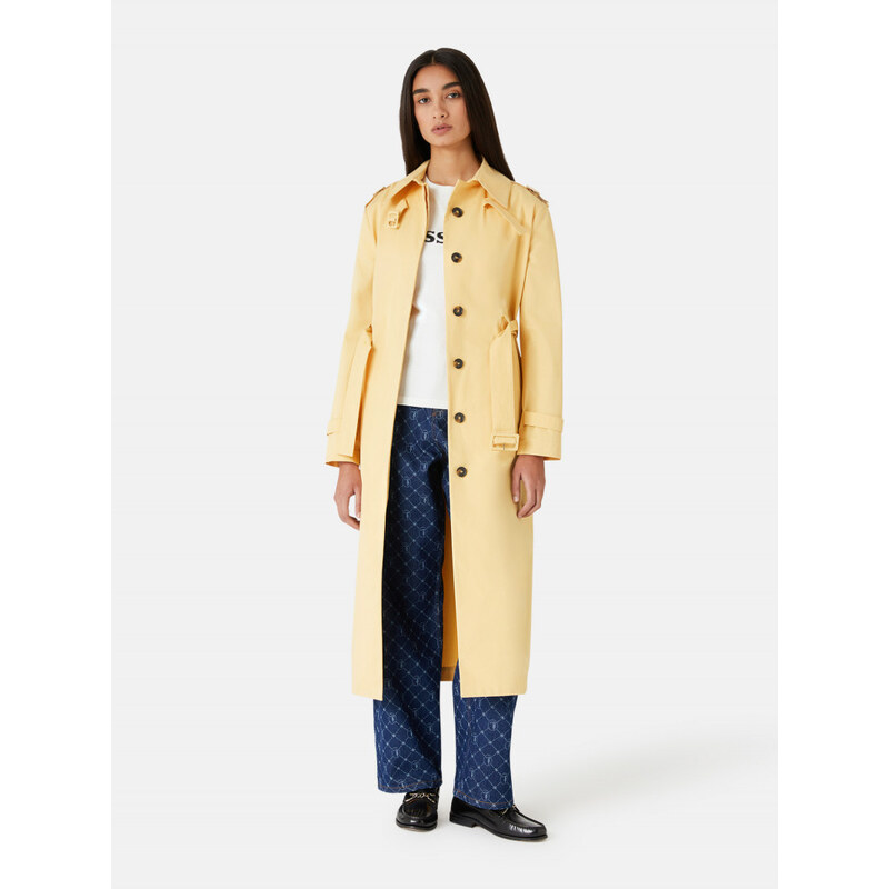 KABÁT TRUSSARDI TRENCH COTTON GABARDINE