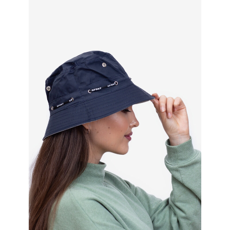 Women's bucket hat Shelvt navy blue