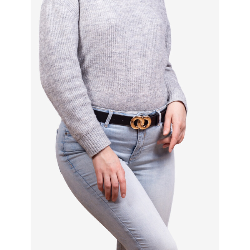 Classic women's belt Shelvt black