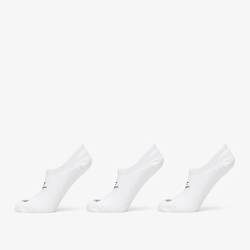 Pánské ponožky Nike Everyday Plus Cushioned Footie Dri-FIT 3-Pack Socks White/ Black