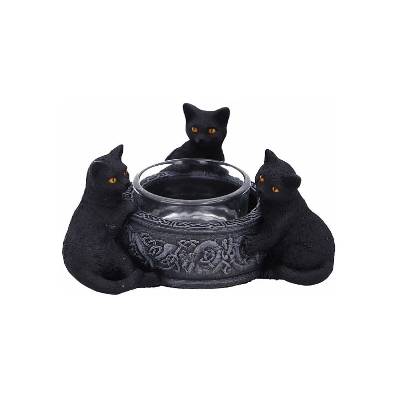 Nefertitis Svícen Trio černých koček - cca 10 cm, 150 g
