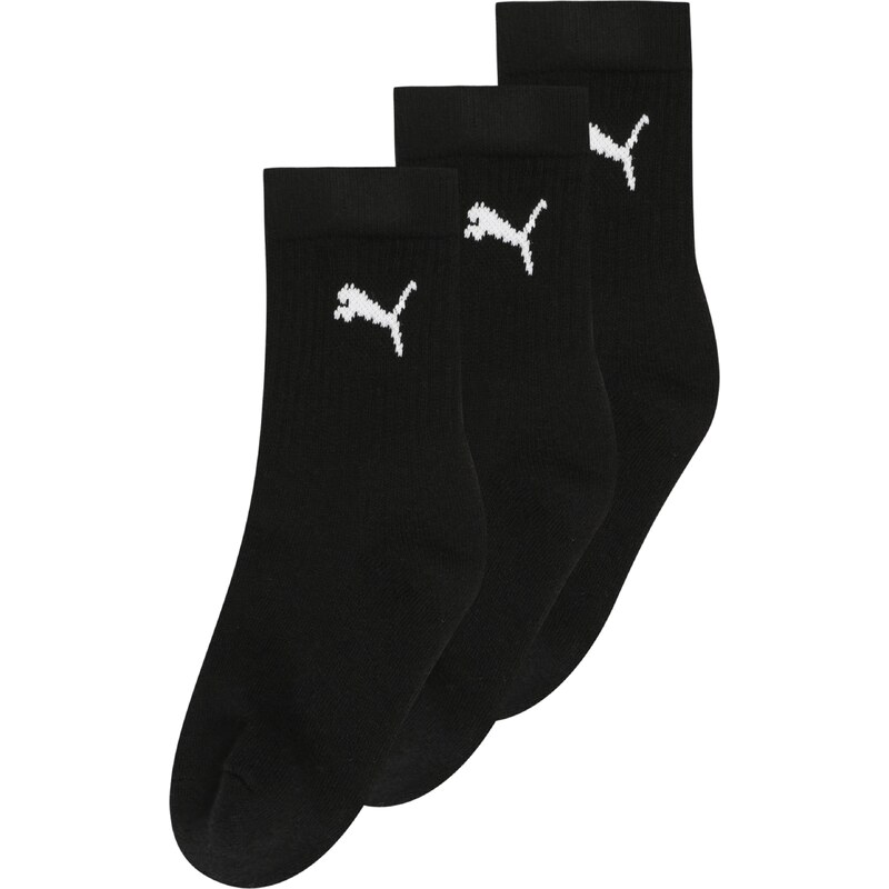 PUMA Ponožky černá / bílá