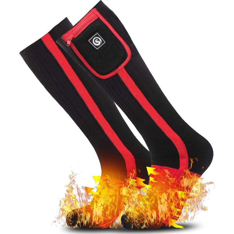 Bezdoteku Vyhřívané ponožky podkolenky Savior BR černé vel. XL
