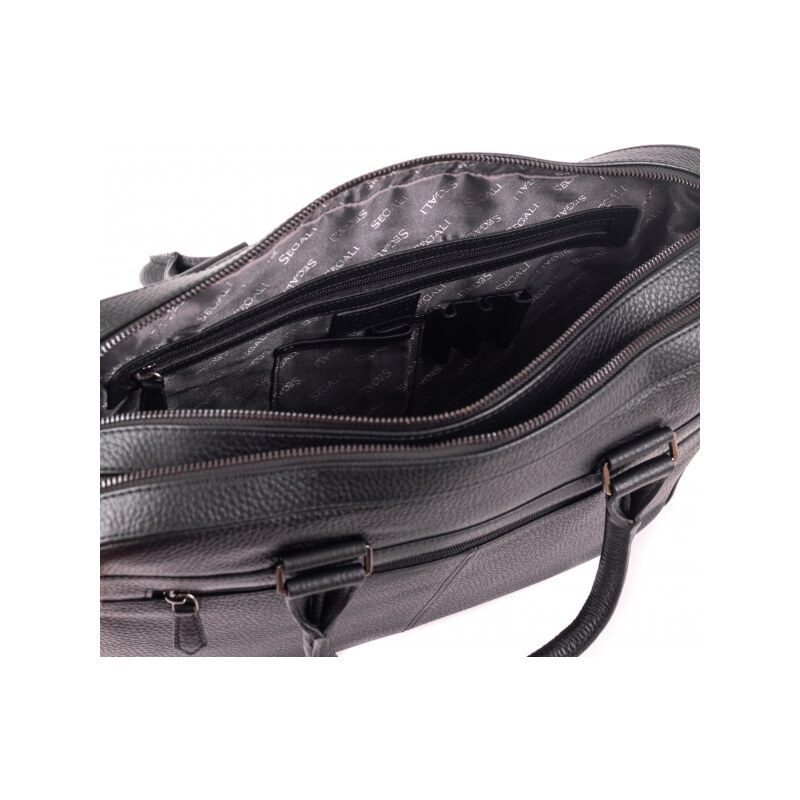 Pánská taška kožená SEGALI 7260 SE černá