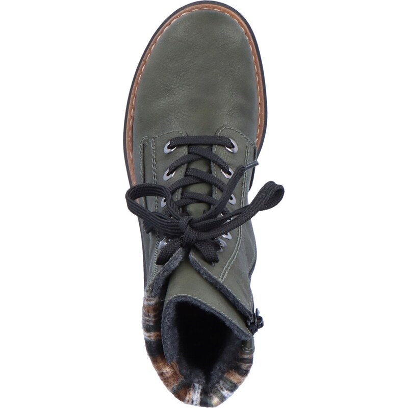 Dámská kotníková obuv RIEKER 72630-54 zelená