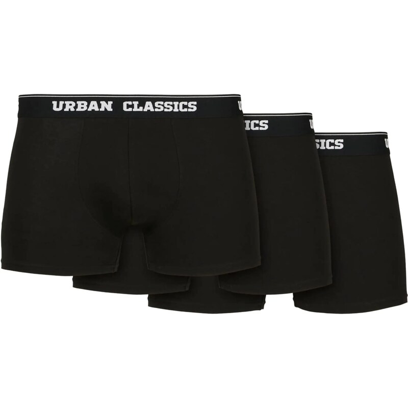 Urban Classics Boxerky černá / bílá