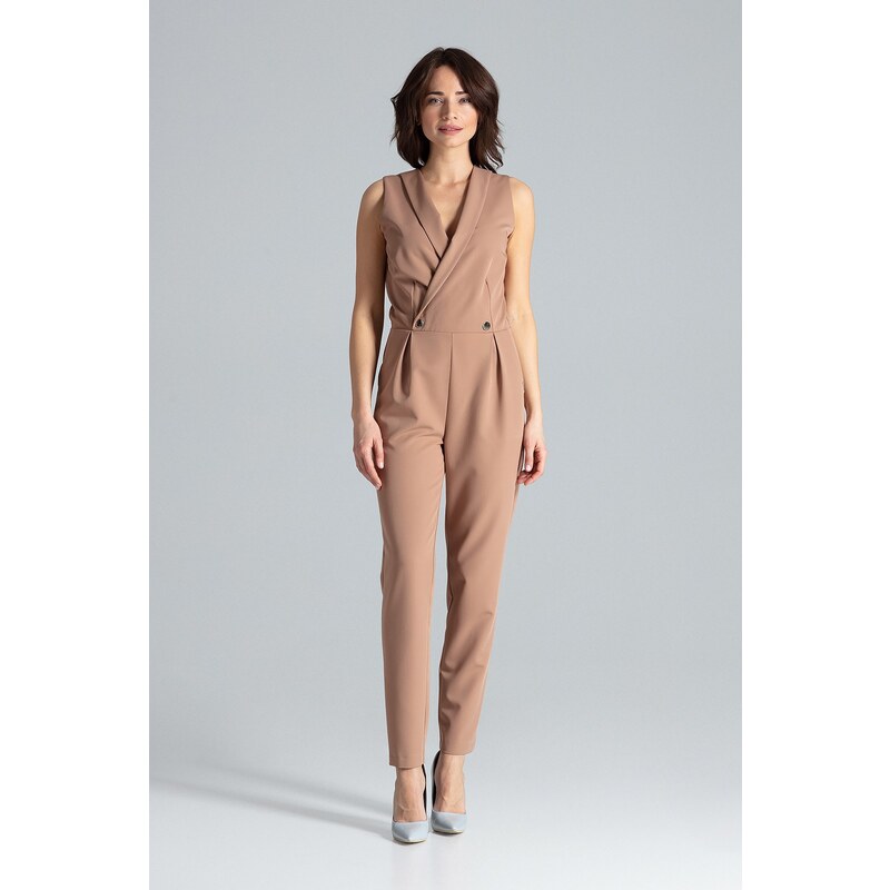 LENITIF Elegantní overal L040 Brown Hnědá 100030701