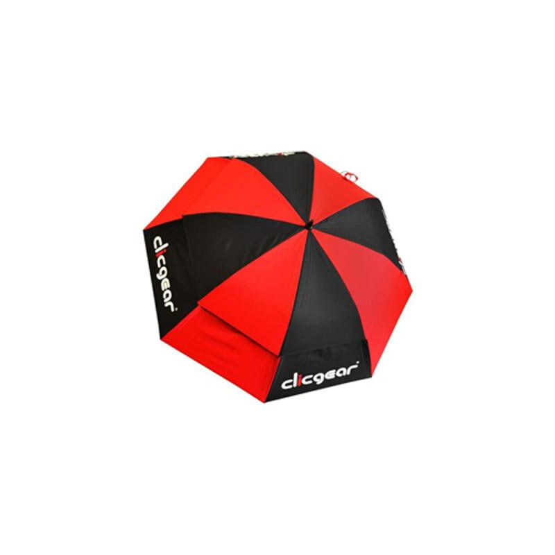Clicgear deštník Double Conopy černo červený