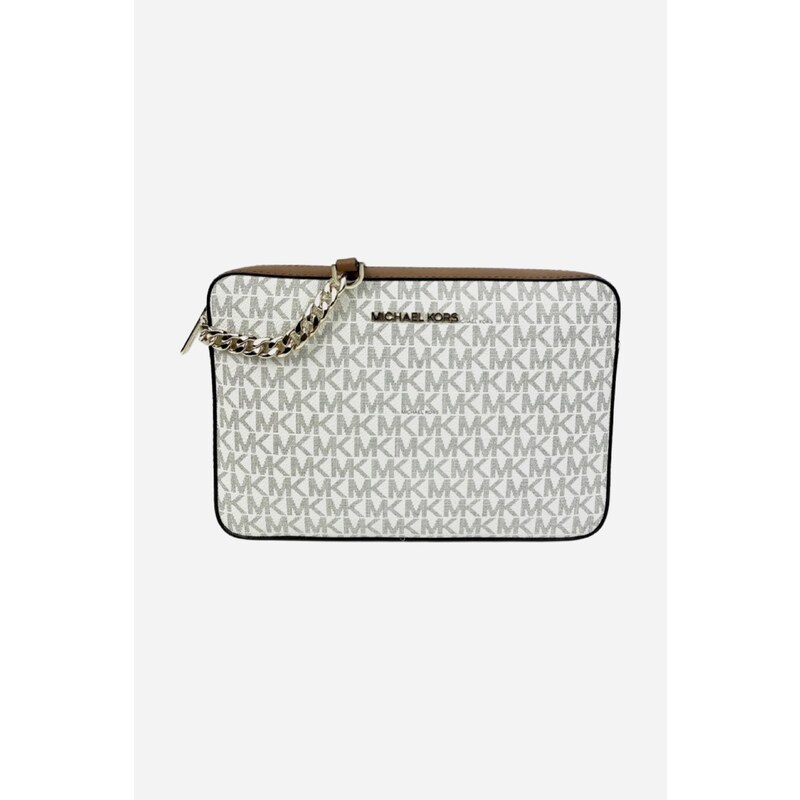 Michael Kors Jet set item crossbody vanilla monogram dámská kabelka