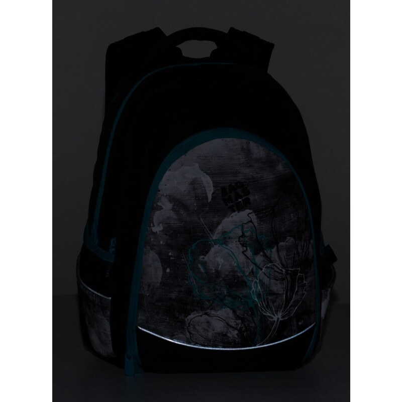 Bagmaster Školní batoh Digital 20 b turquoise/gray/black