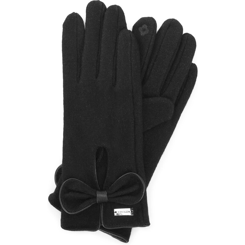 Dámské rukavice Wittchen, černá, vlna