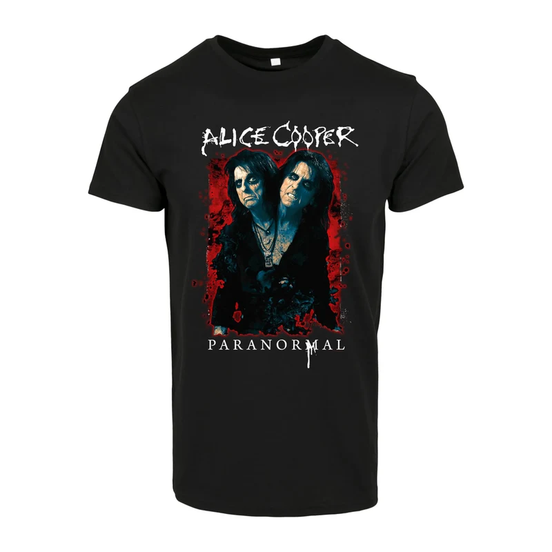 Merchcode Tričko Alice Cooper Paranormal modrá / červená / černá