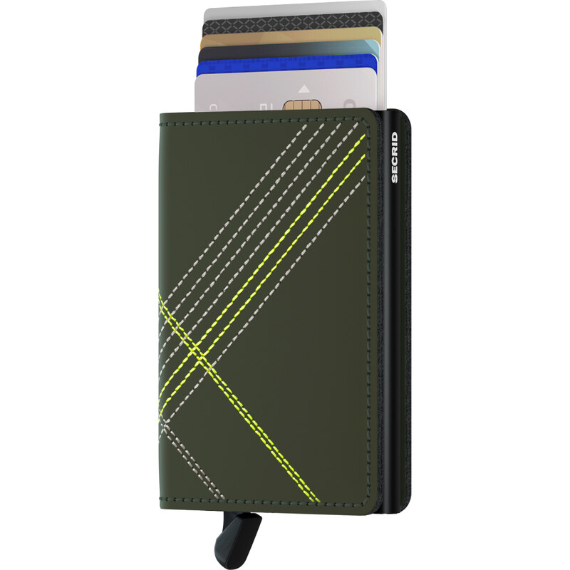 Secrid Slimwallet Stitch Linea Lime