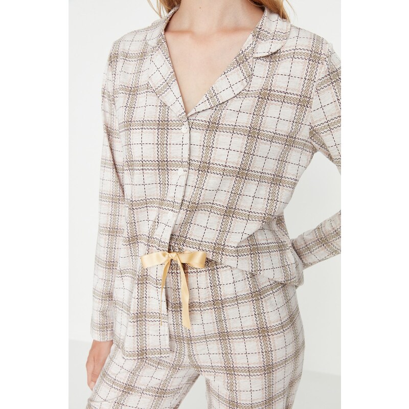 Dámské pyžamo Trendyol Checkered