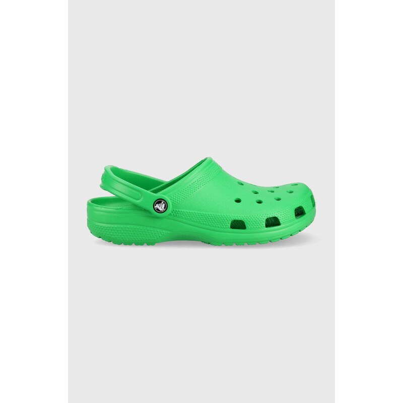 Pantofle Crocs Classic zelená barva, 10001