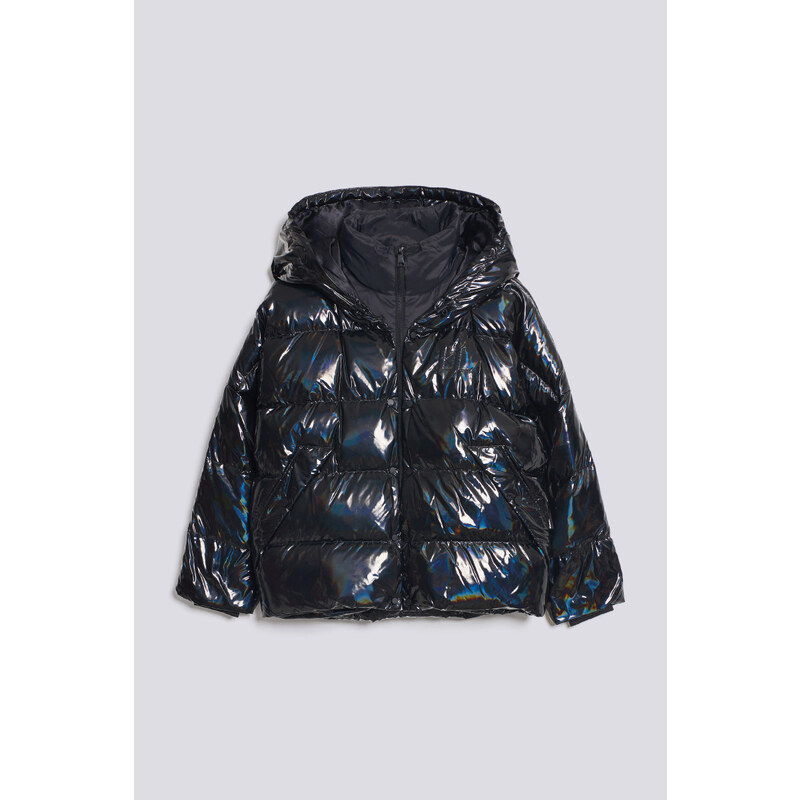 BUNDA KARL LAGERFELD RECYCLED IRIDESCENT DOWN JACKT