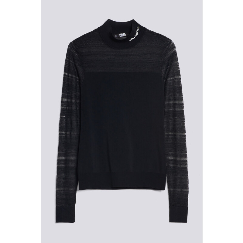 ROLÁK KARL LAGERFELD LIGHT WEIGHT LOGO TURTLENECK