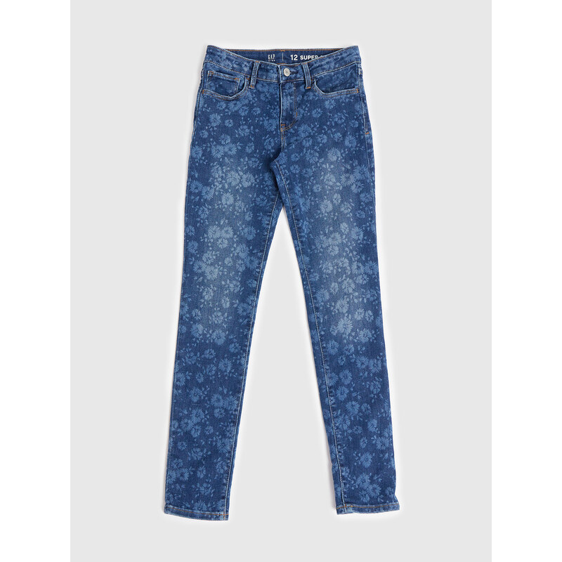 GAP Dětské džíny skinny floral Washwell - Holky