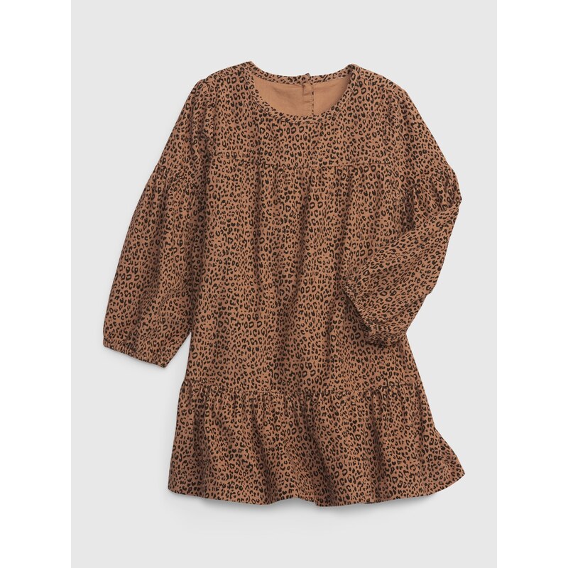 GAP Dětské šaty leopard - Holky