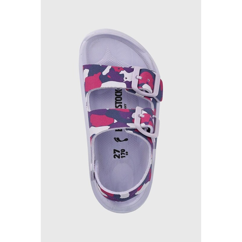 Dětské sandály Birkenstock fialová barva